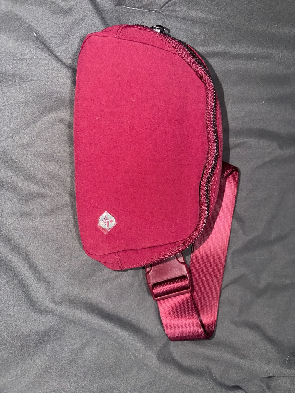 Halara burgundy belt bag NWOT